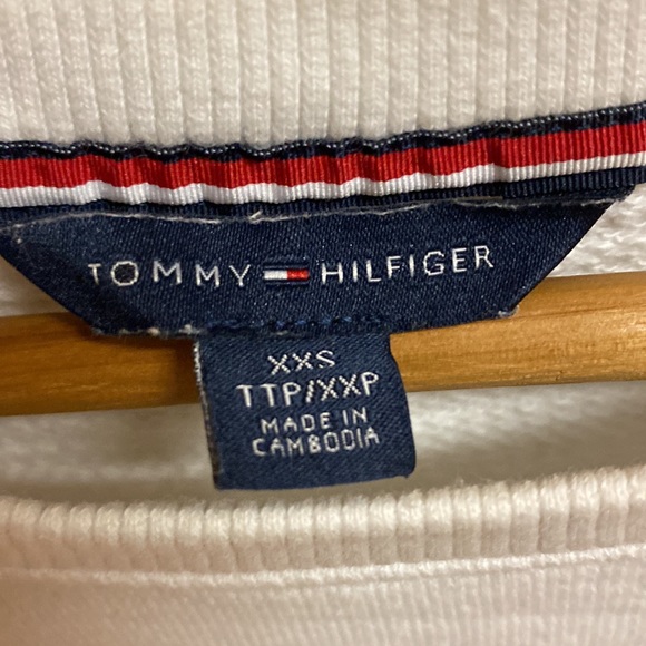White TOMMY HILFIGER crewneck for woman - size xxs - Picture 3 of 3